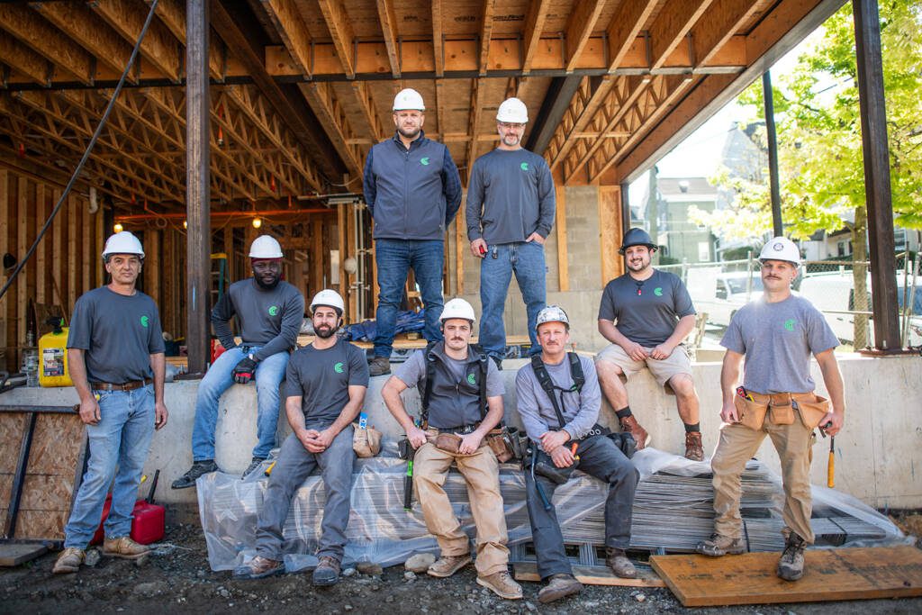 workers of Cannon Construction group